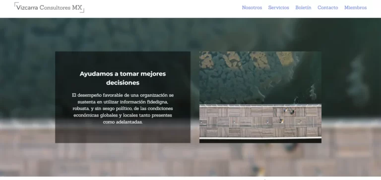 Primer pantalla Vizcarra Consultores